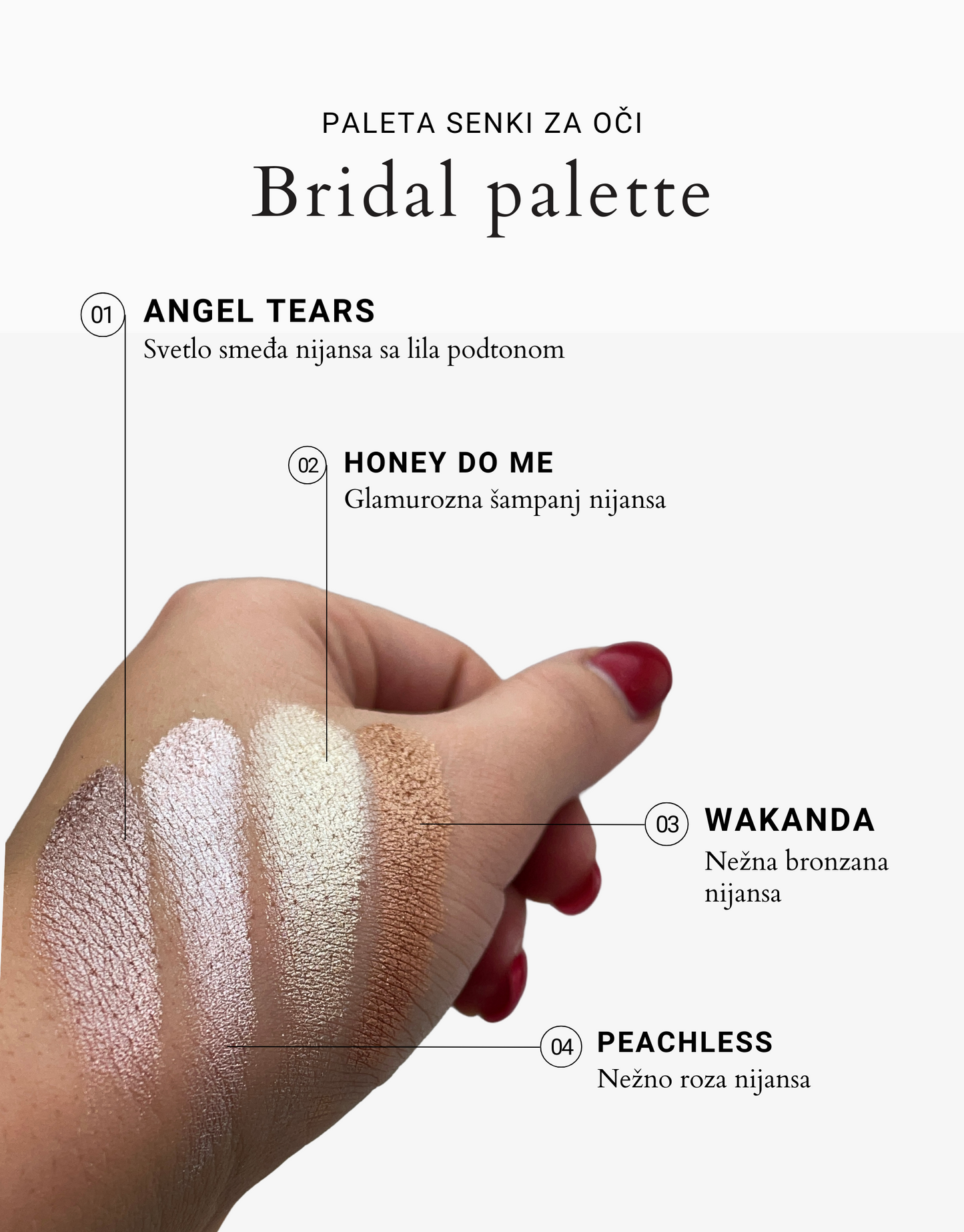 Bridal paleta